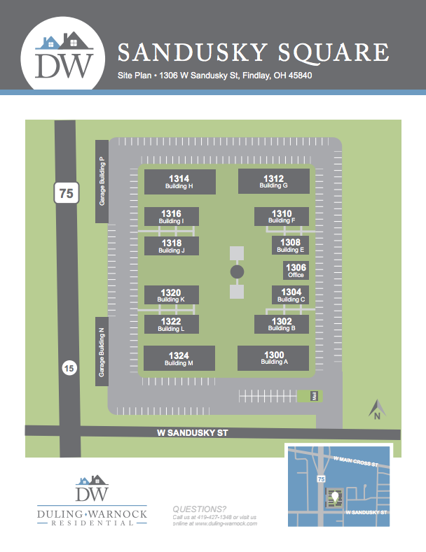 Sandusky Site Plan Duling-Warnock